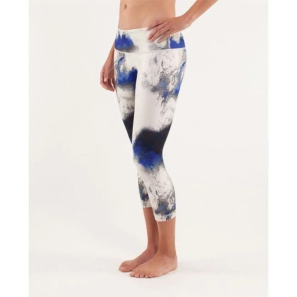 LULULEMON Wunder‎ Under Crop Milky Way Multi Size 6 - Picture 1 of 8
